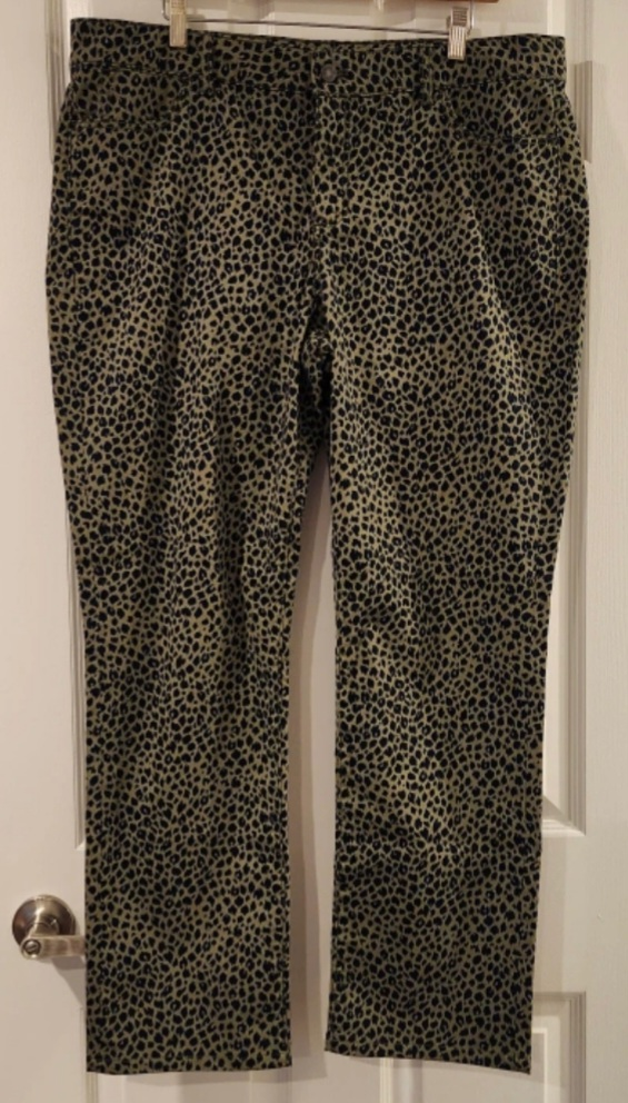 TALBOTS Signature Leopard Print Pants. #size16 #XL. 🐅 image indicator(2)