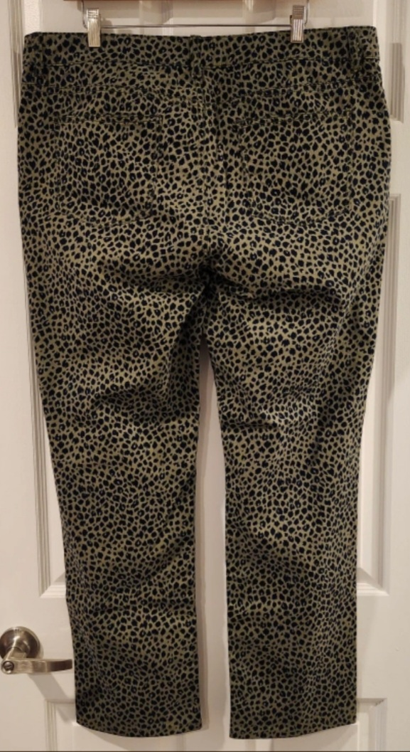 TALBOTS Signature Leopard Print Pants. #size16 #XL. 🐅 image indicator(3)
