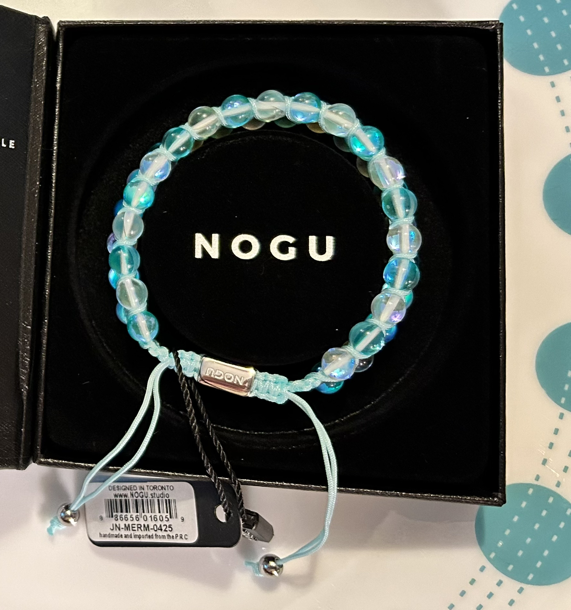 ✨✨Blue Nebula x Rainbow Supernova Galaxy Glass NOGU Bracelet image indicator(3)