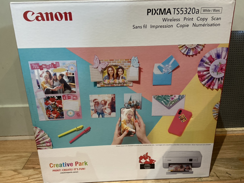 CANON PIXMA TS3420 Wireless all in one printer and photo paper