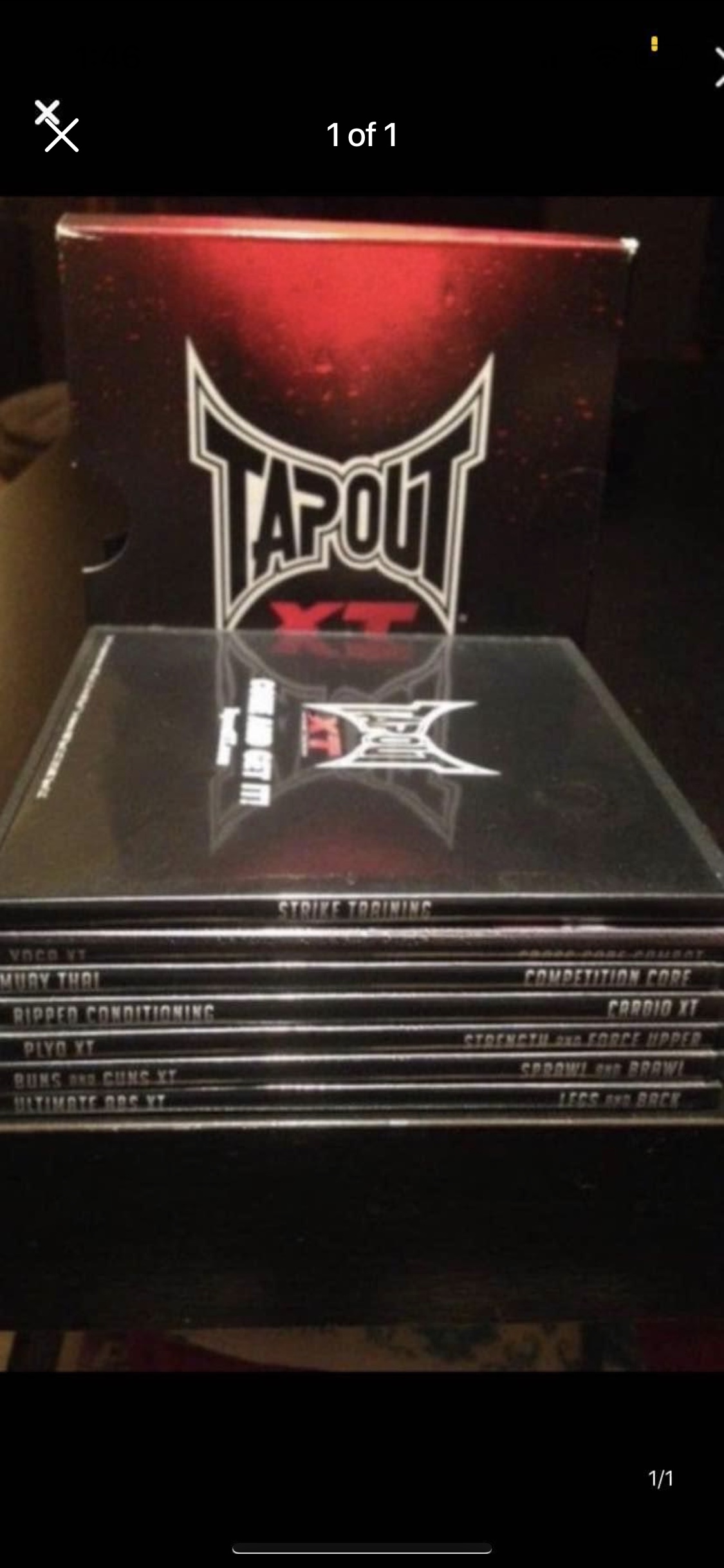 Tapout XT workout DVD SET thumbnail
