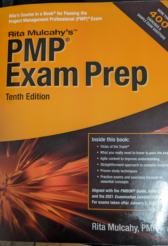 PMP Exam Prep - Rita Mulcahy