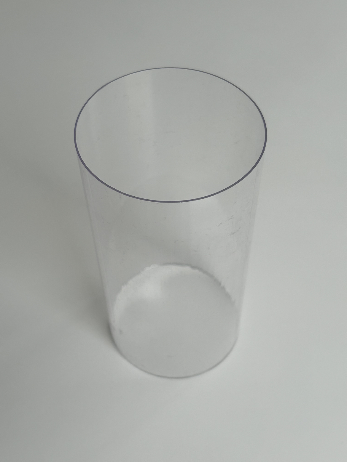3x6" Clear Plastic Tube #freecycle - photo 2