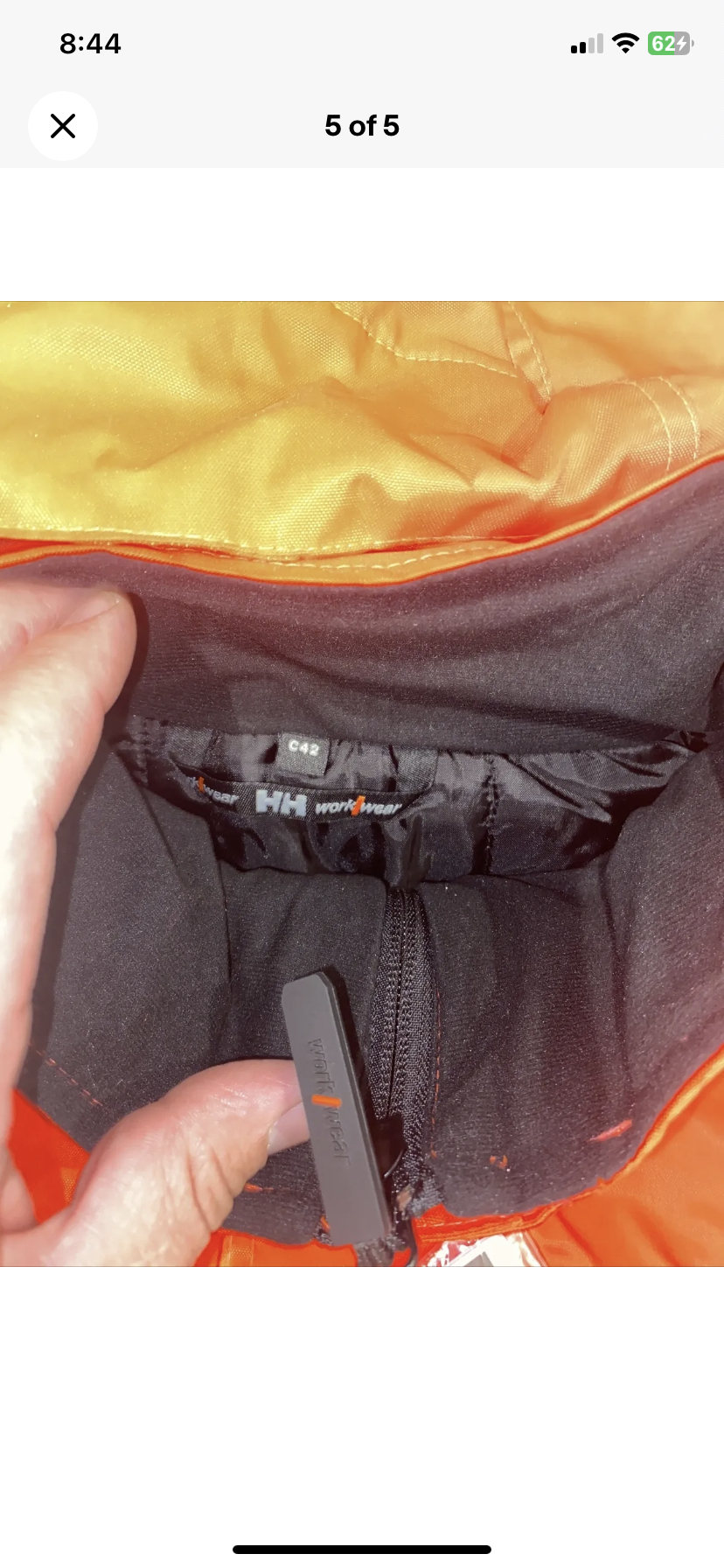 Helly Hansen Ludvika Suit 71676 High Visibility Sz C42 image indicator(5)