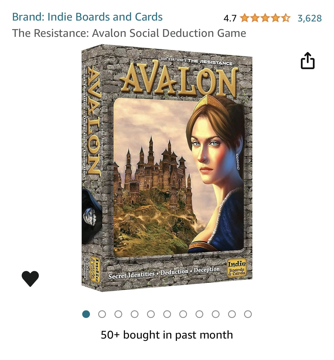 Avalon: The Resistance - Brand New Board/Card Game - photo 3
