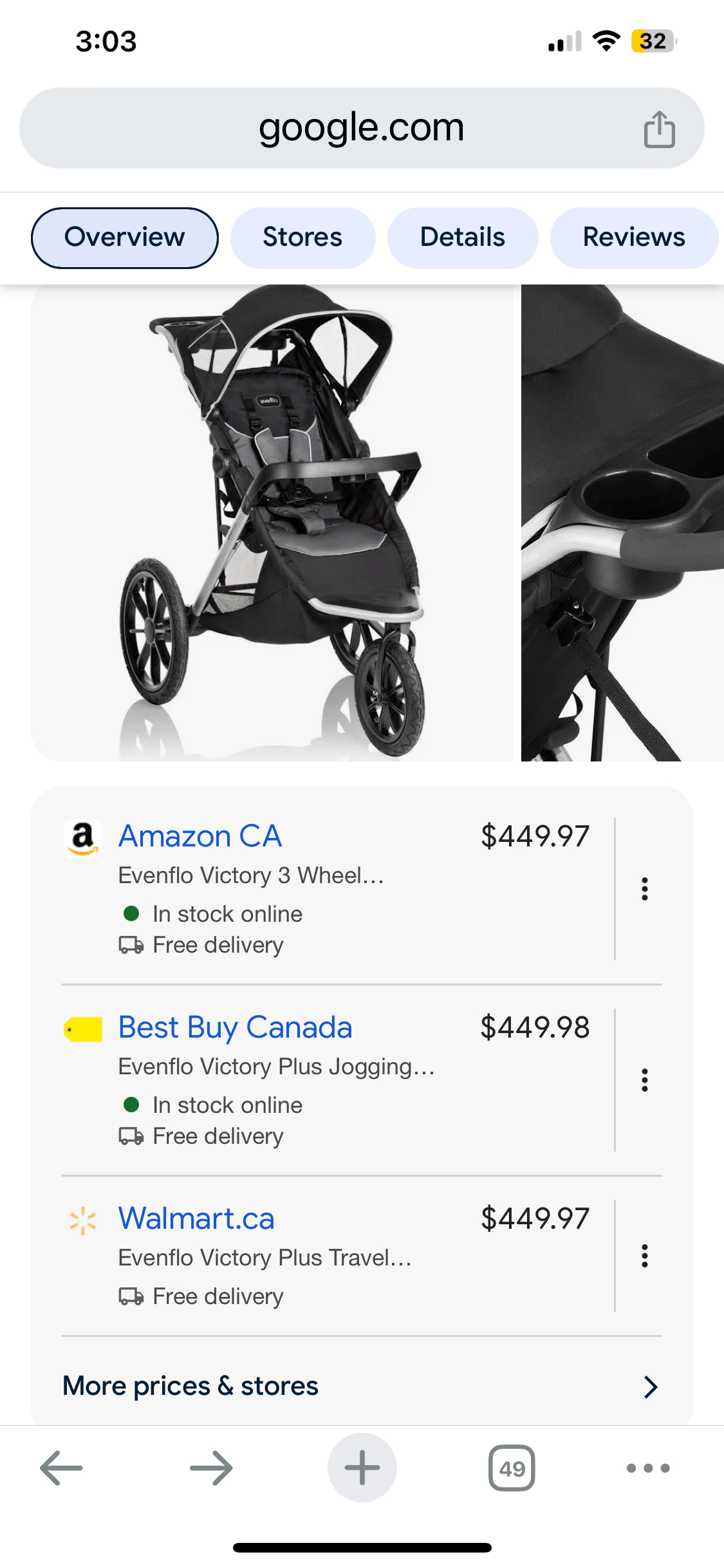 Evenflo Travel System (car seat and stroller) - photo 4