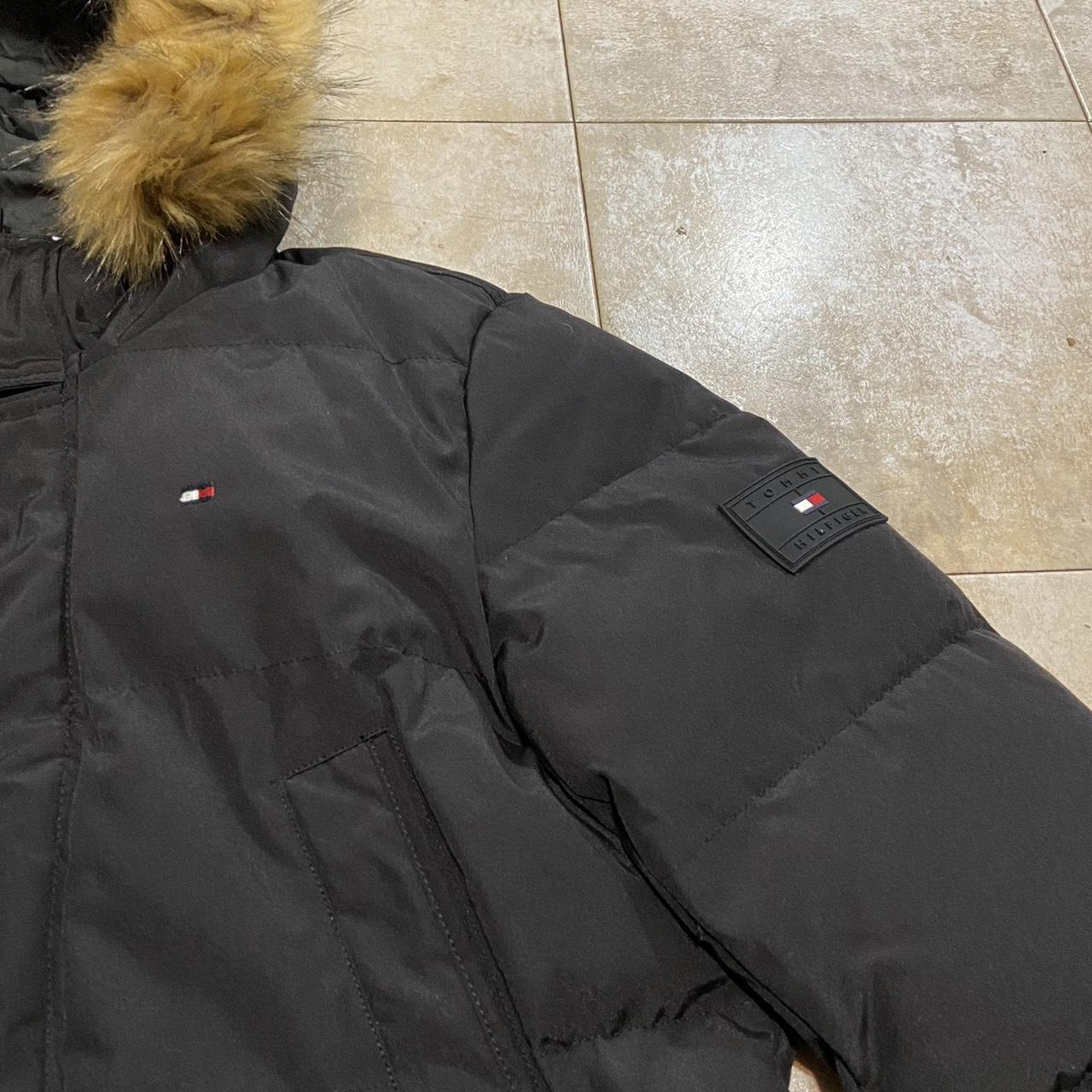 Tommy Hilfiger Qulited & Faux Fur Winter Parka Men's Large Black - photo 3