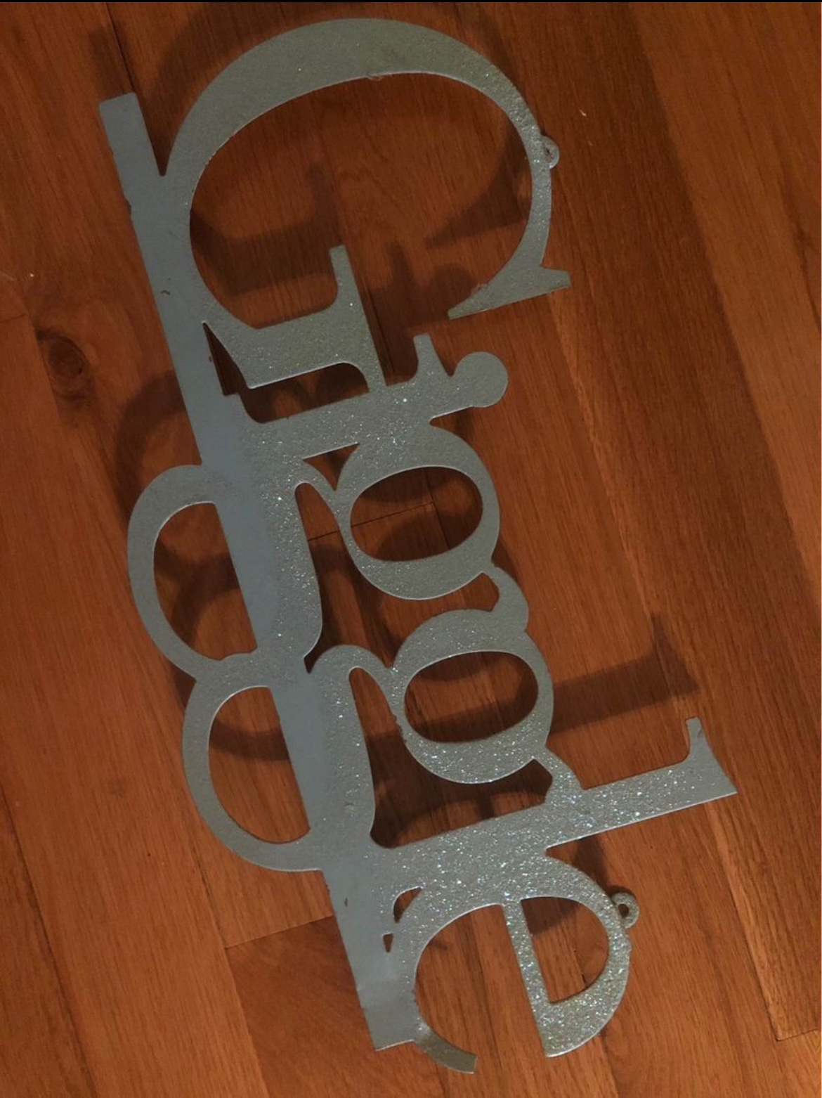 Room metal wall decor (girls room) 🏈