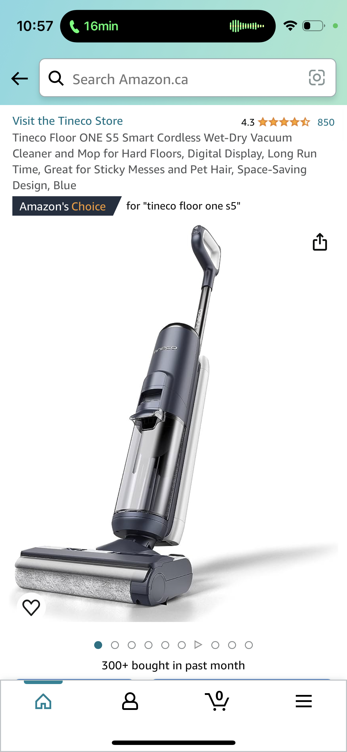 Brand New Tineco Floor One S5 Smart Cordless Vacuum & Wash image indicator(5)