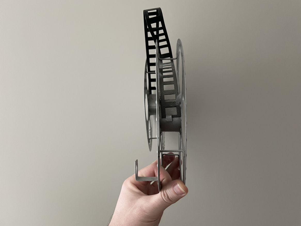 Hanging or standing Metal Film Reel Art 🥕 image indicator(3)