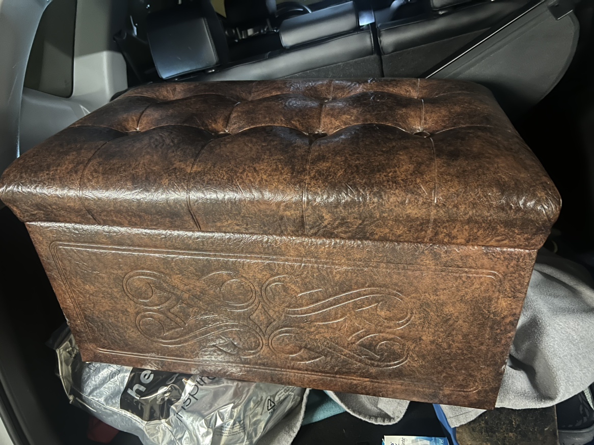 Vintage ottoman - photo 2