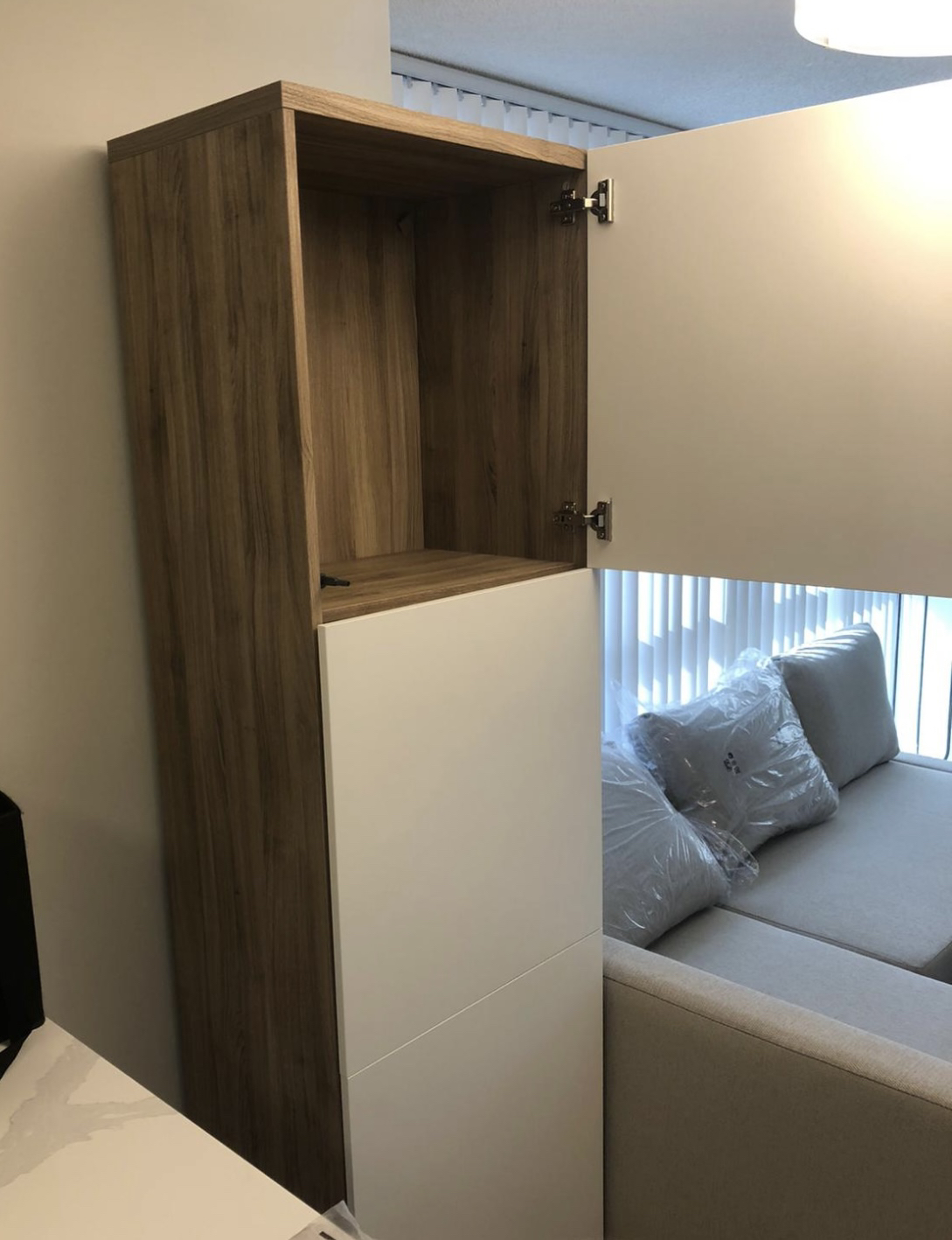 Tall Storage Cabinet IKEA BESTA thumbnail
