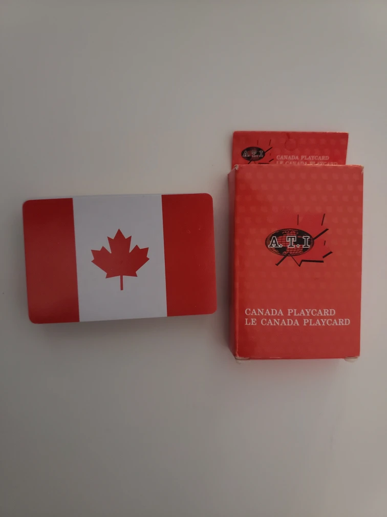 #Freecycle🥕Free  Canadian Flag playing cards thumbnail