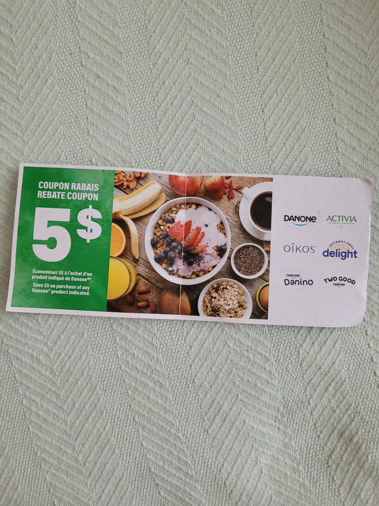 $5 Coupon good for Activia/Danone/OÎKOS/Danino #freecycle thumbnail