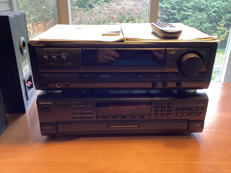 Technics Stereo with Tannoy Mercury M1 Speakers