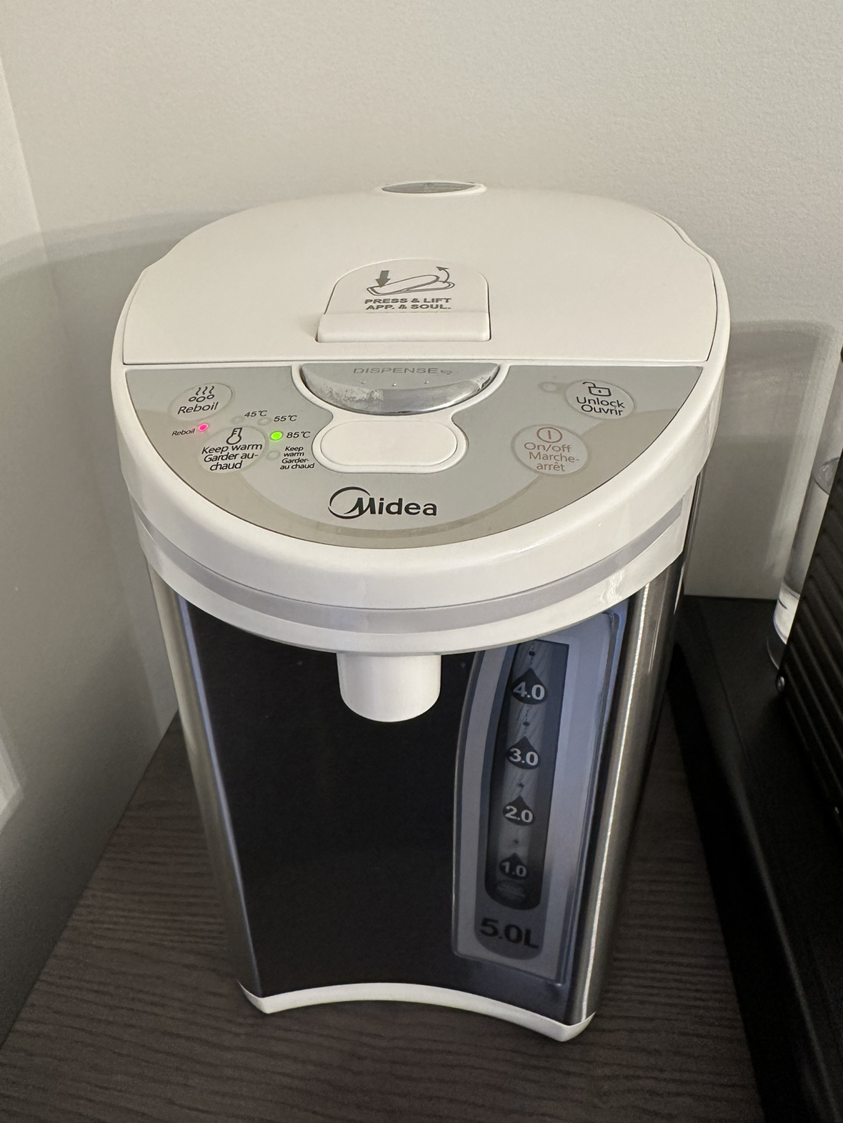 Midea stainless steel kettle 5L