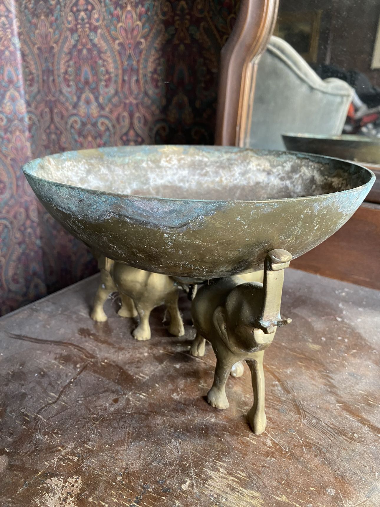 Bronze Vessel - Elephant Antique