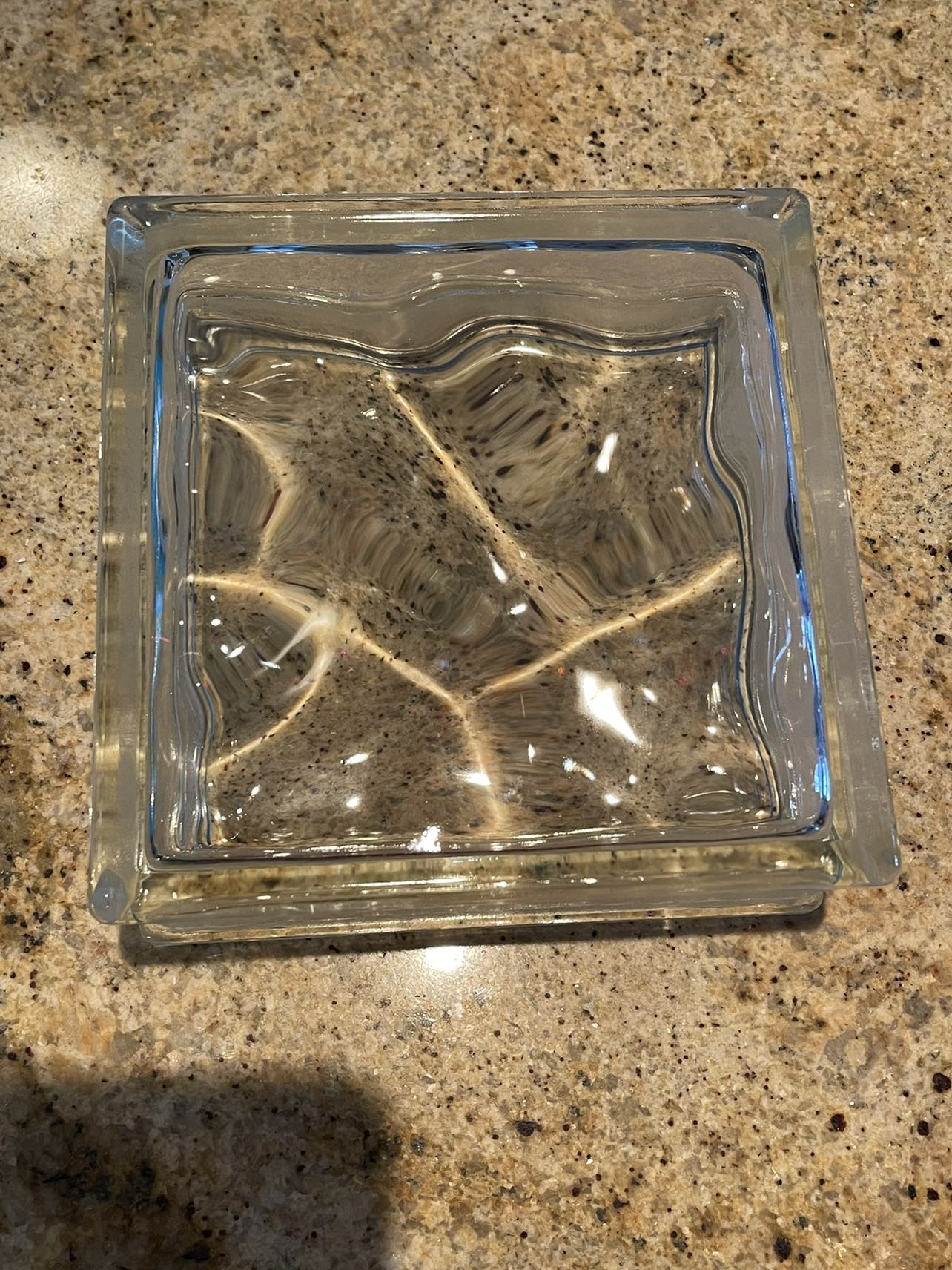 Frosted glass decor