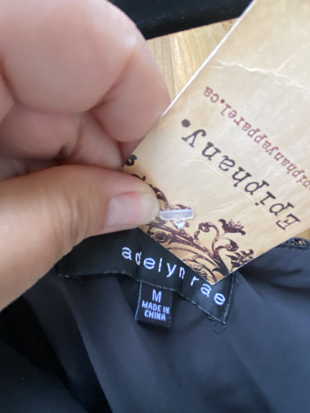 New w Tags Little Black lace party dress size medium image indicator(5)