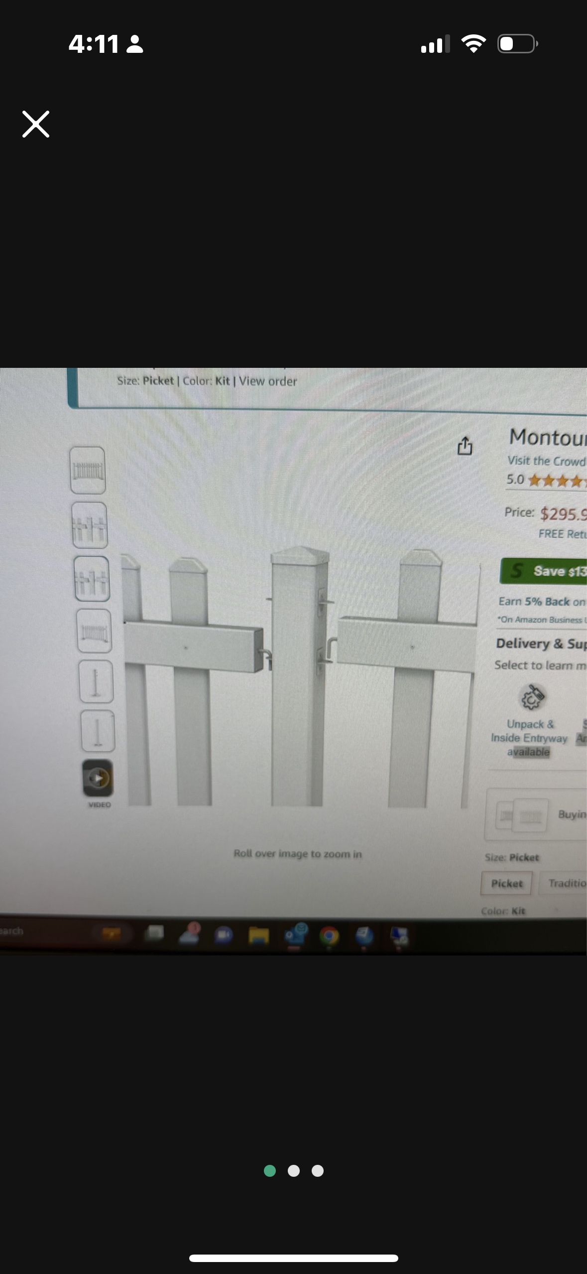 White picket fence kit - photo 3