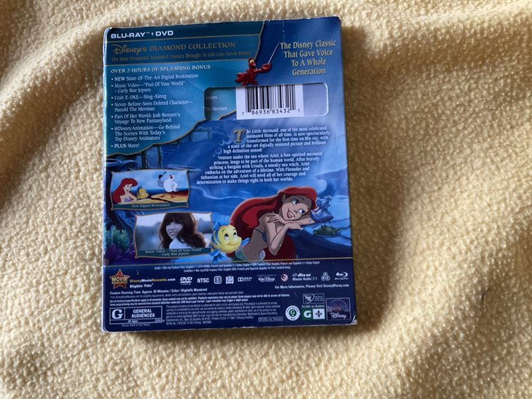 Little Mermaid DVD blueray image indicator(2)