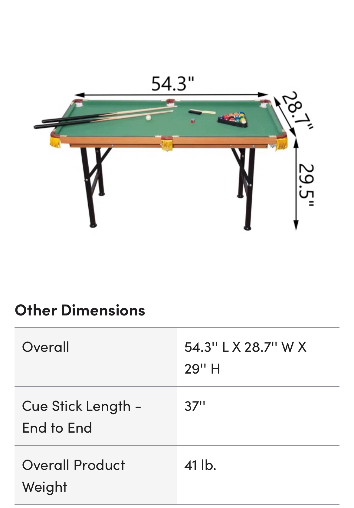 Mini pool table - photo 2