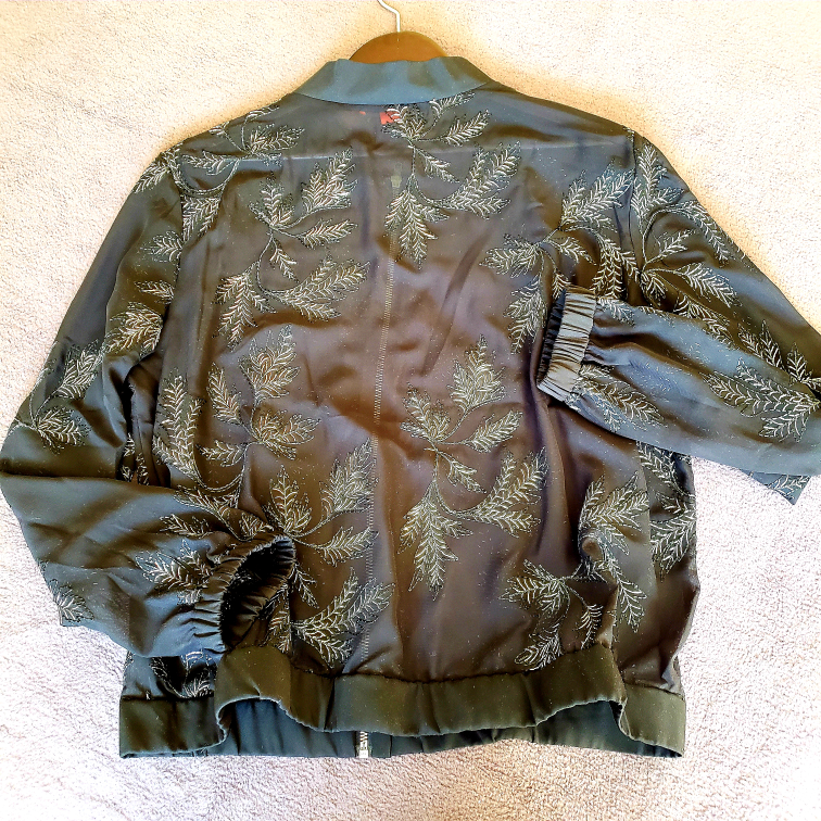 NEW! Sheer  Bomber Jacket image indicator(5)