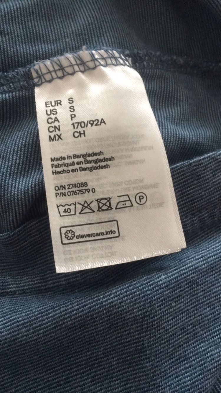 🥕H&M  Regular Fit Long Sleeve T-Shirt image indicator(5)