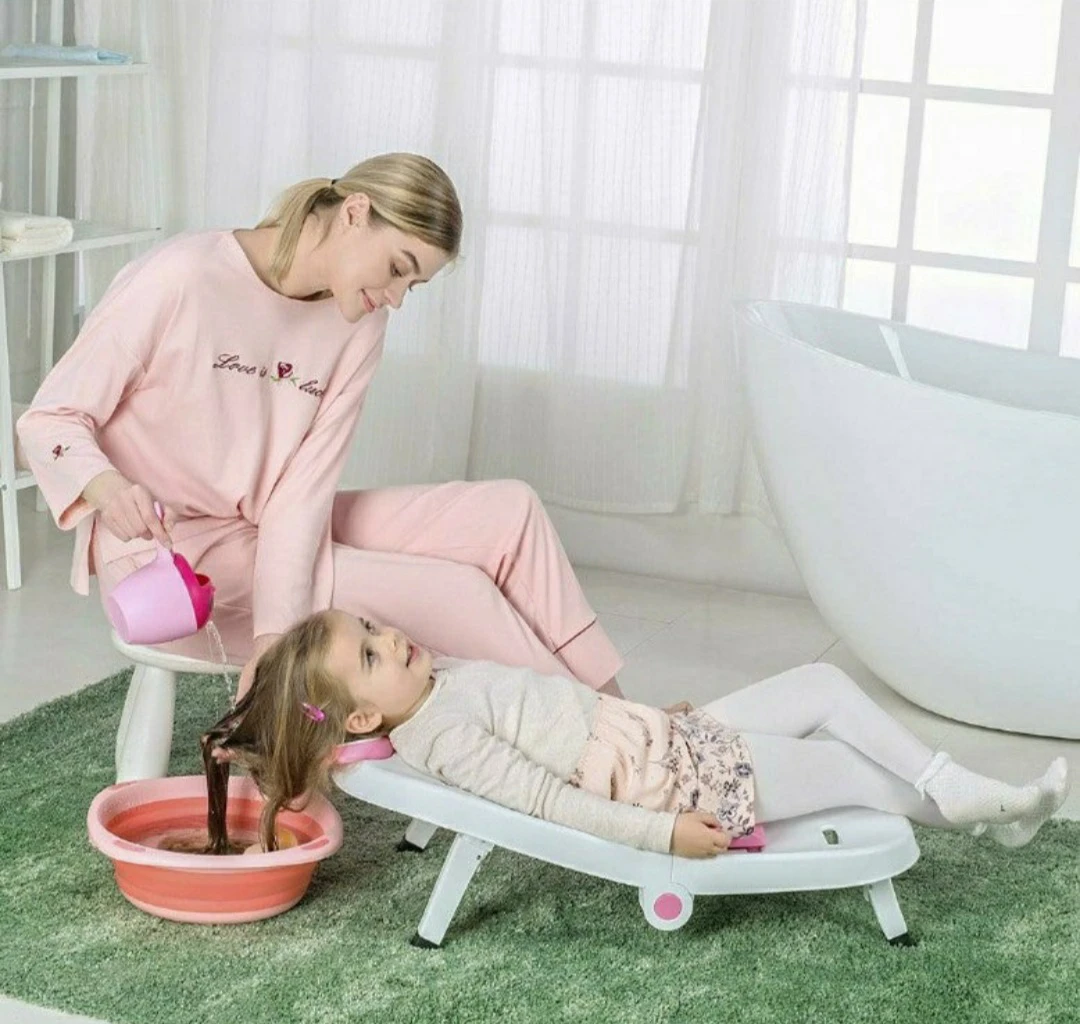 kids hair washing station