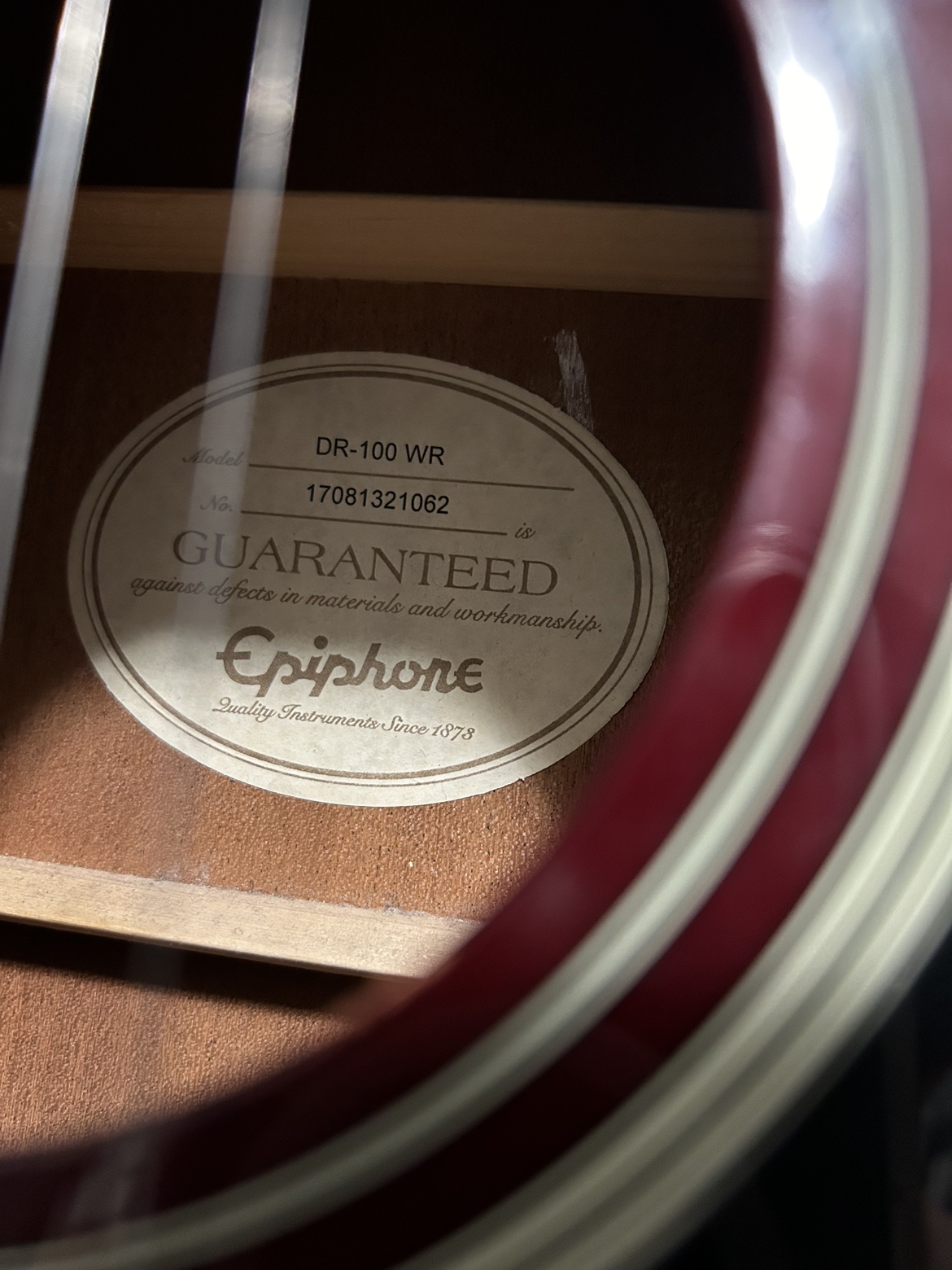 Epiphone beginner entry guitar - photo 4