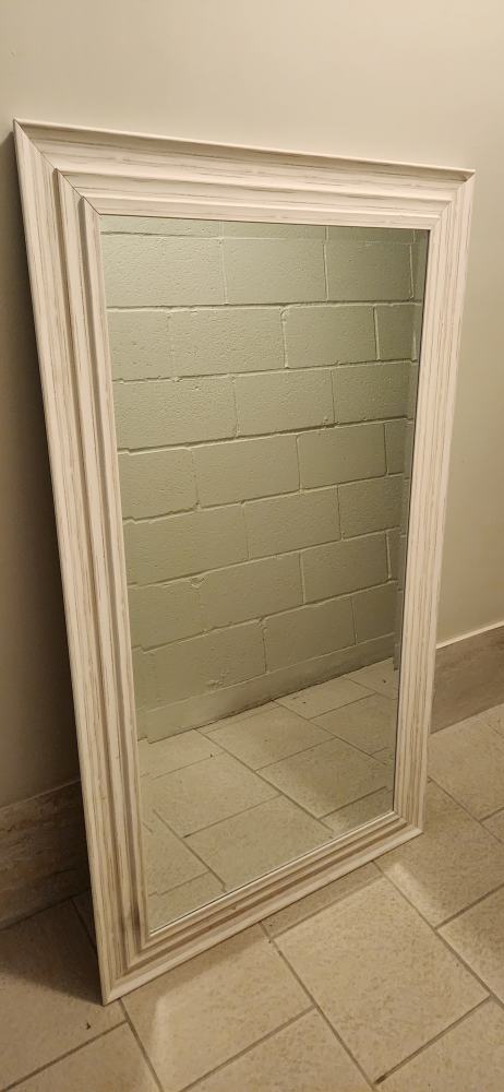 Large white mirror **Must sell**