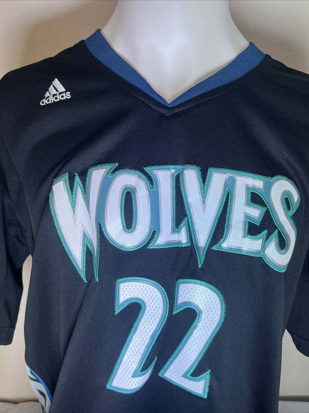 Adidas Andrew Wiggins Minnesota Timberwolves Short Sleeve Jersey image indicator(8)