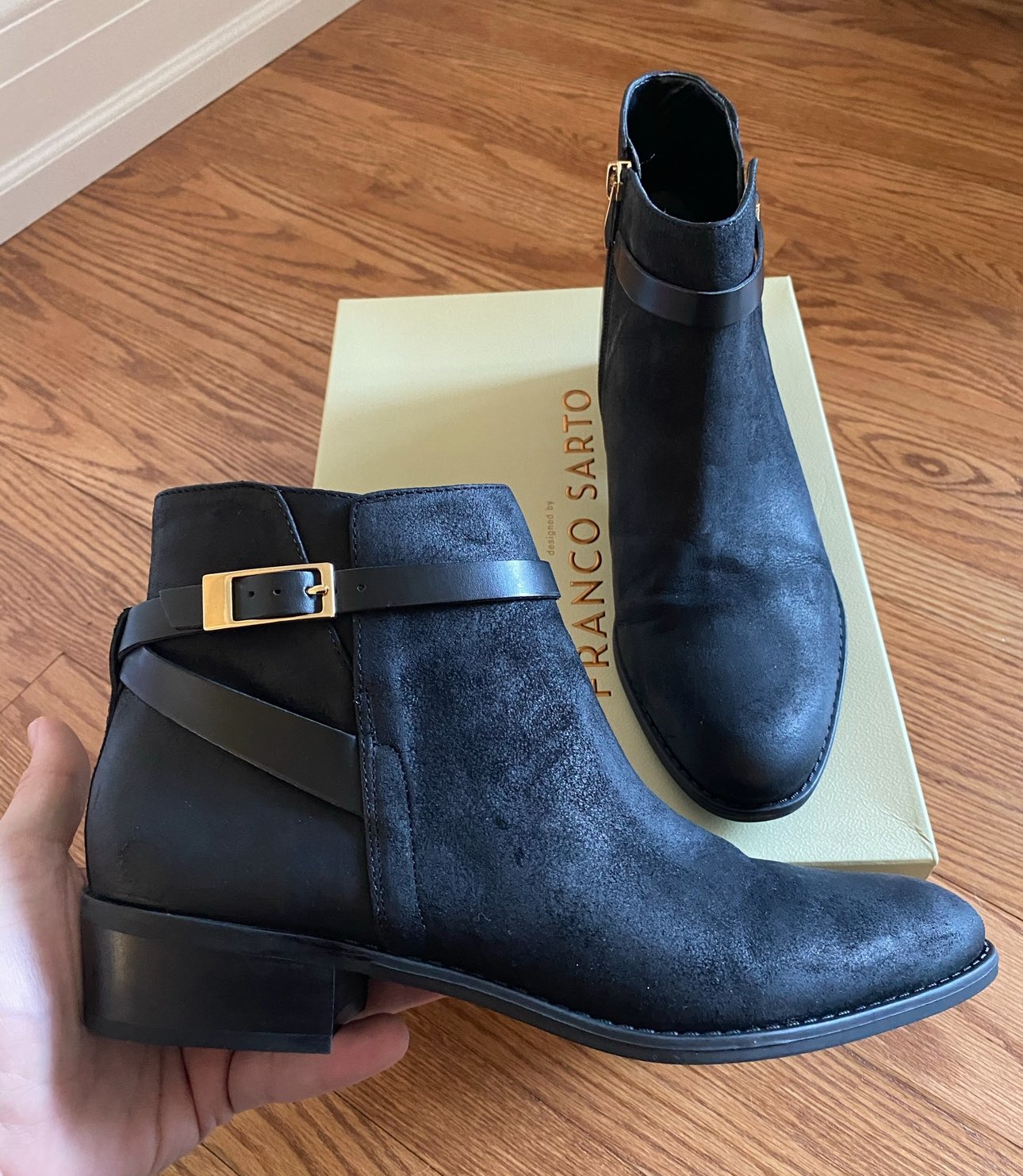 Franco Sarto Women’s Boots - Black - Size 8.5 image indicator(2)