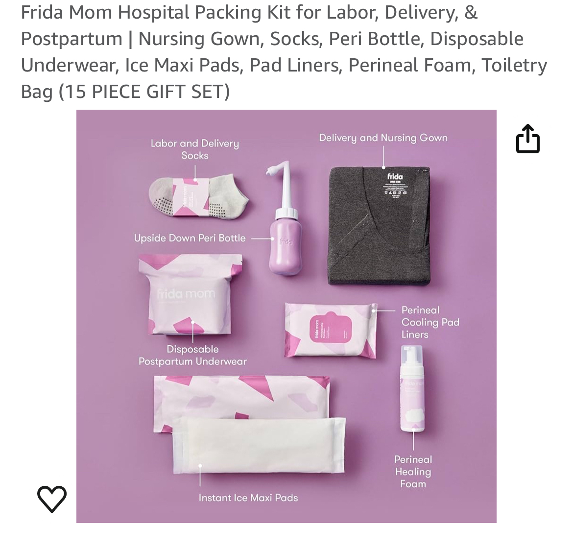 Frida Mom Hospital Packing Kit - photo 2