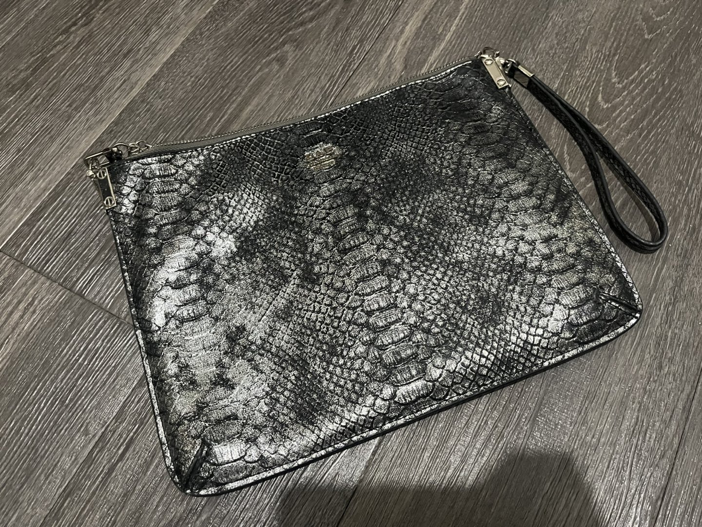 Metallic Silver bag