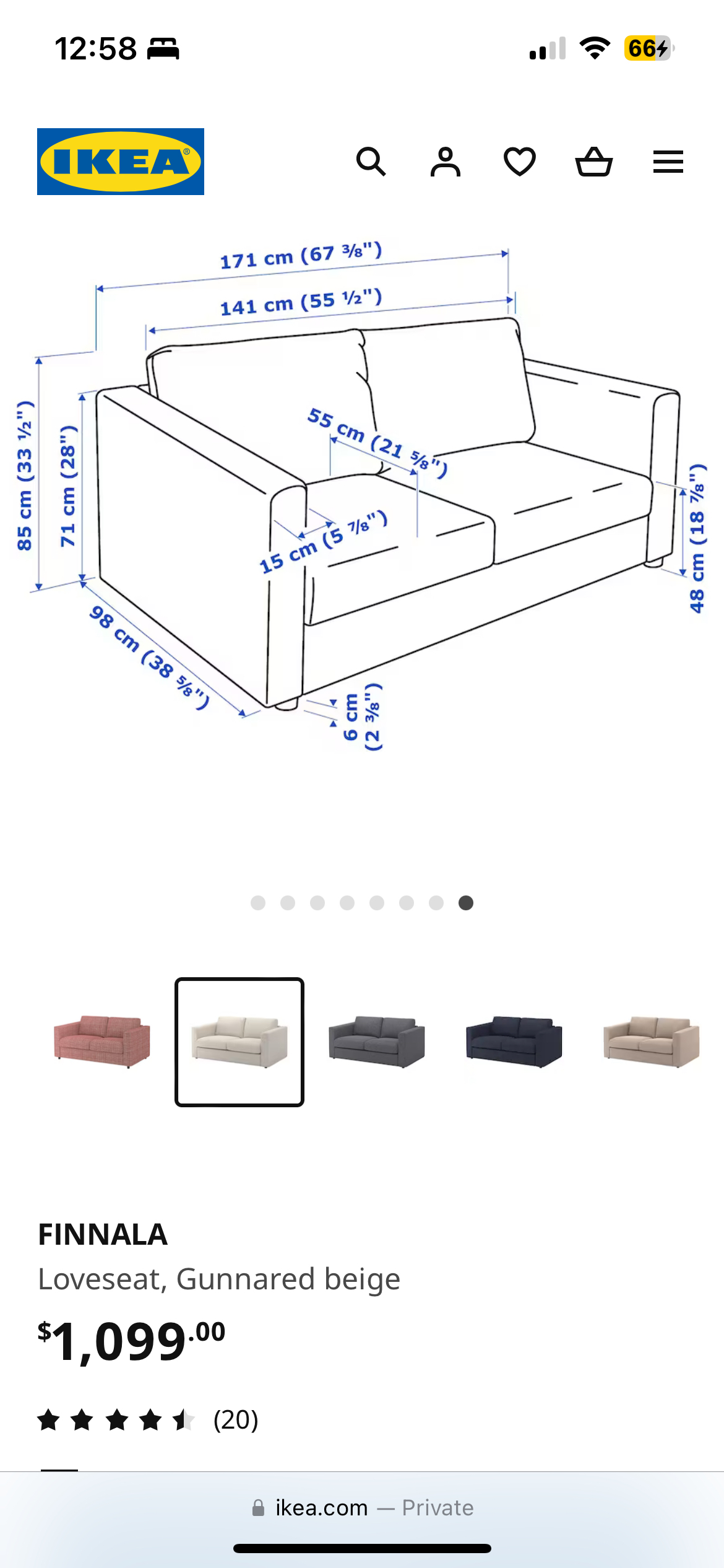 IKEA FINNALA Sofa - photo 2
