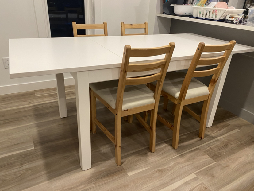 IKEA Dinning Chairs x 4 - Like New - photo 2