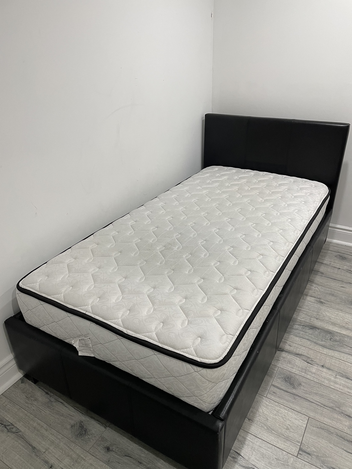 Twin bed plus mattress with storage - photo 2