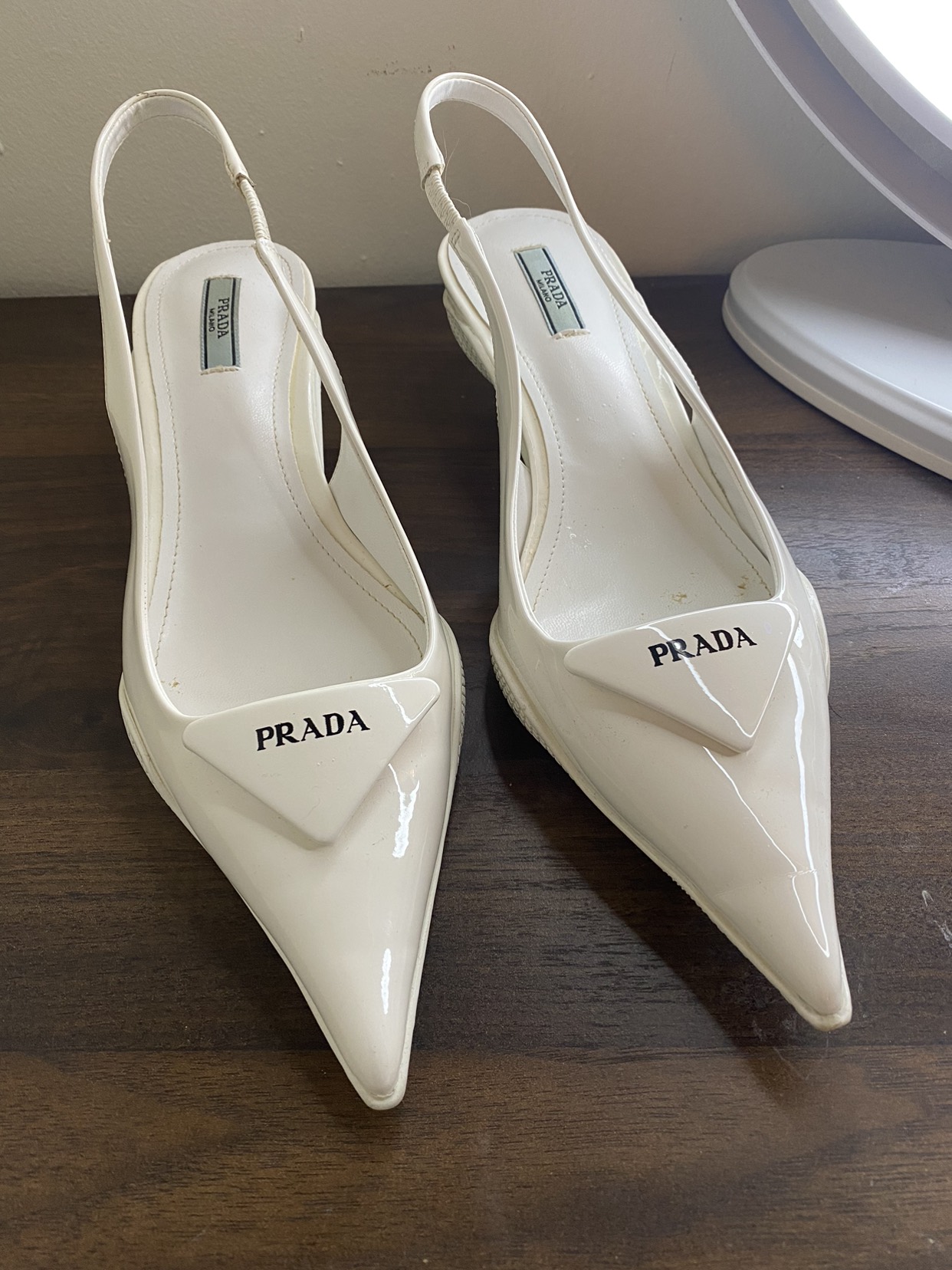 Prada pointed sling backs - photo 2