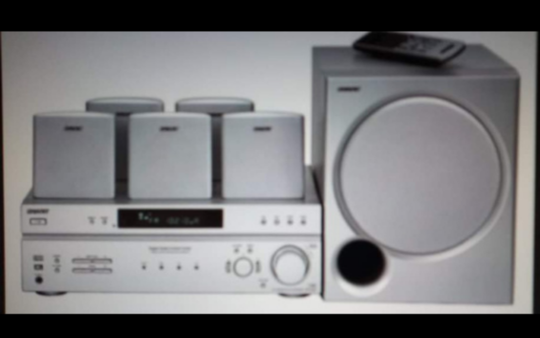 Sony projection TV with 5.1  Surround system  and LG DVD player - photo 3