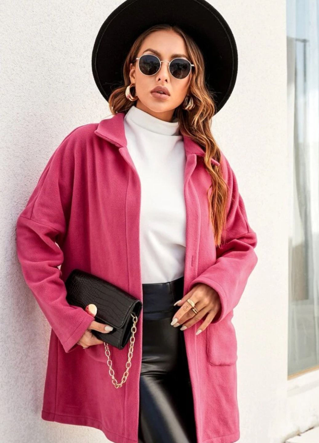 SHEIN Fleece Coat thumbnail