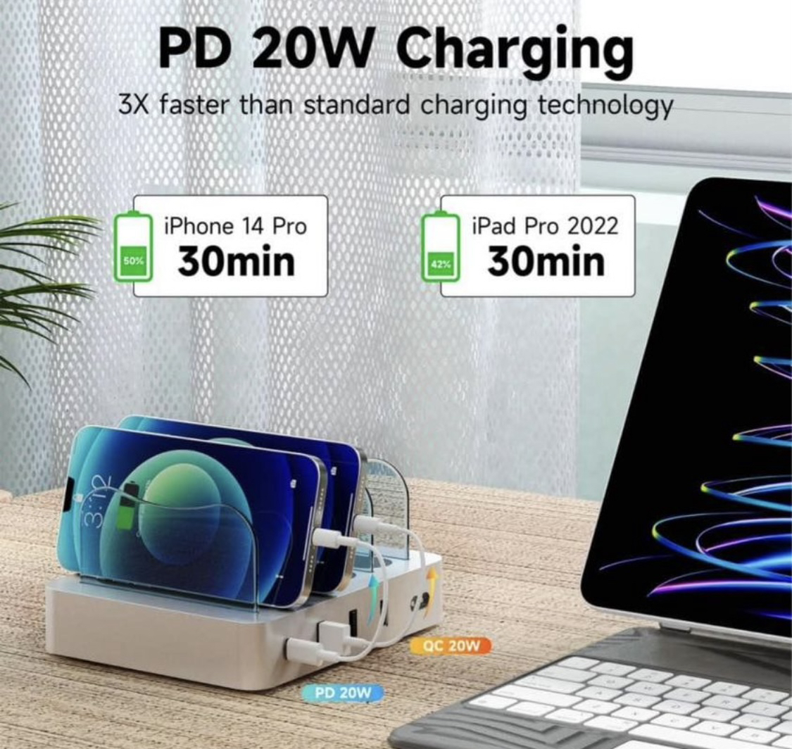 USB Charging Station Multiple Devices - photo 2