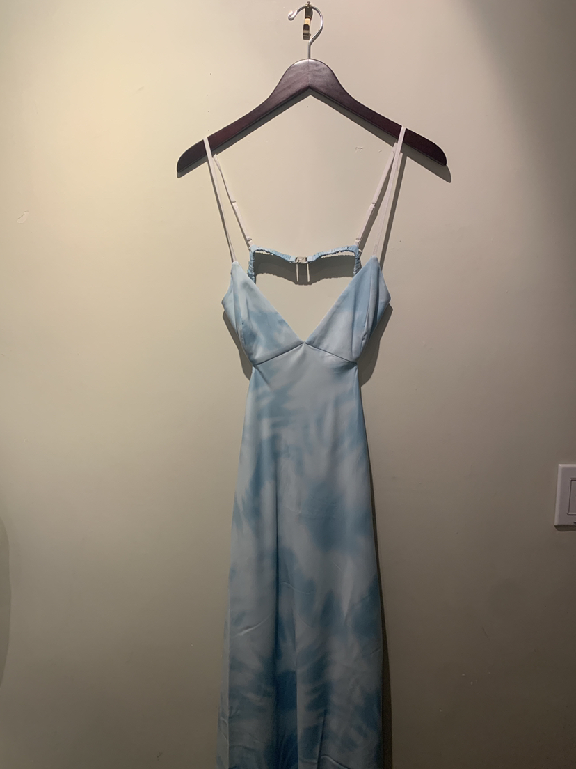 NWT Urban Outfitters Third Form tie-dye maxi dress image indicator(3)