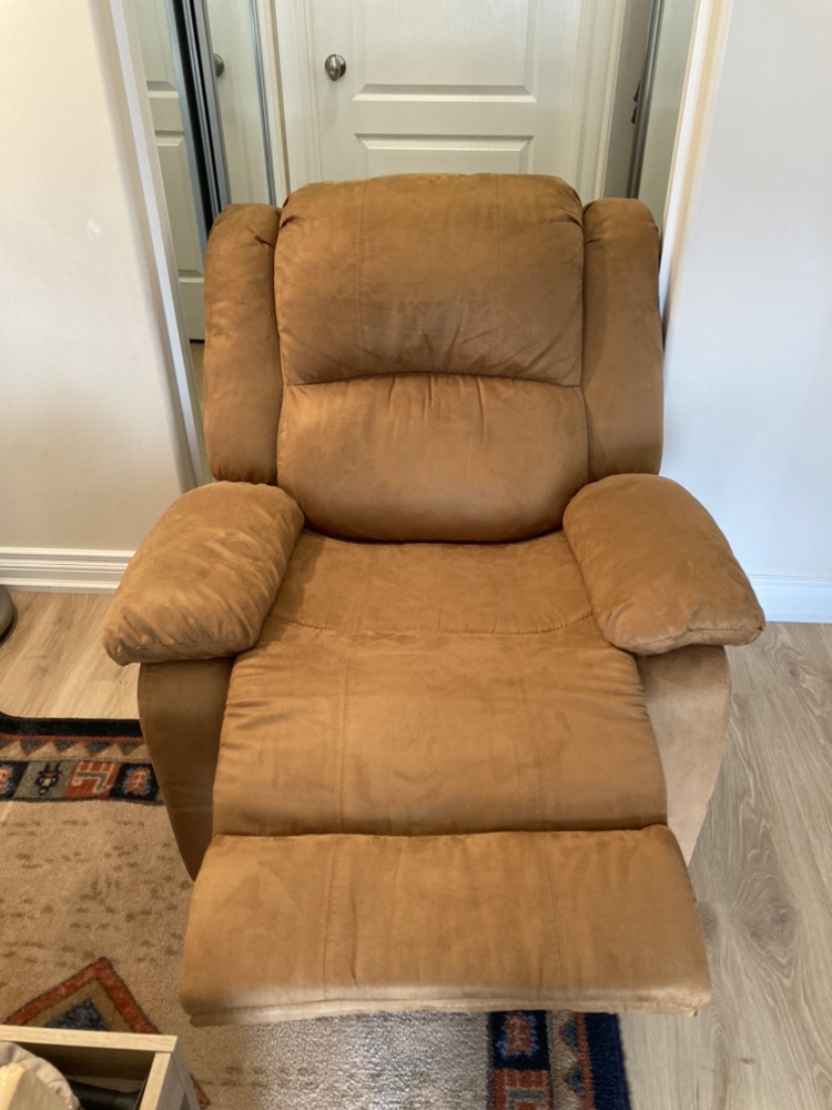 Wallhugger Manual Recliner in Microsuede - photo 4