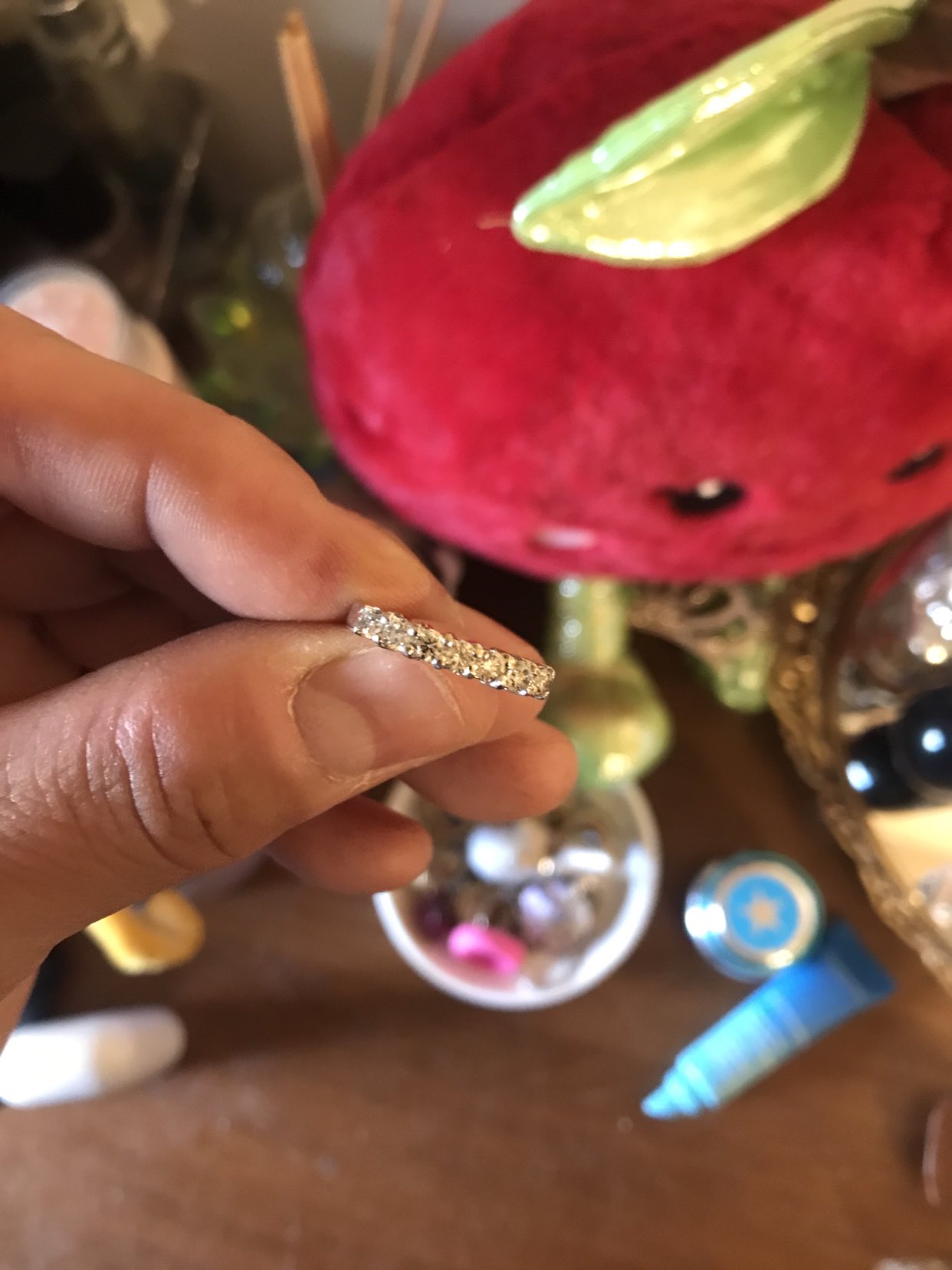 14K Diamond Ring sz 6.5 appraisal is $5175 image indicator(6)