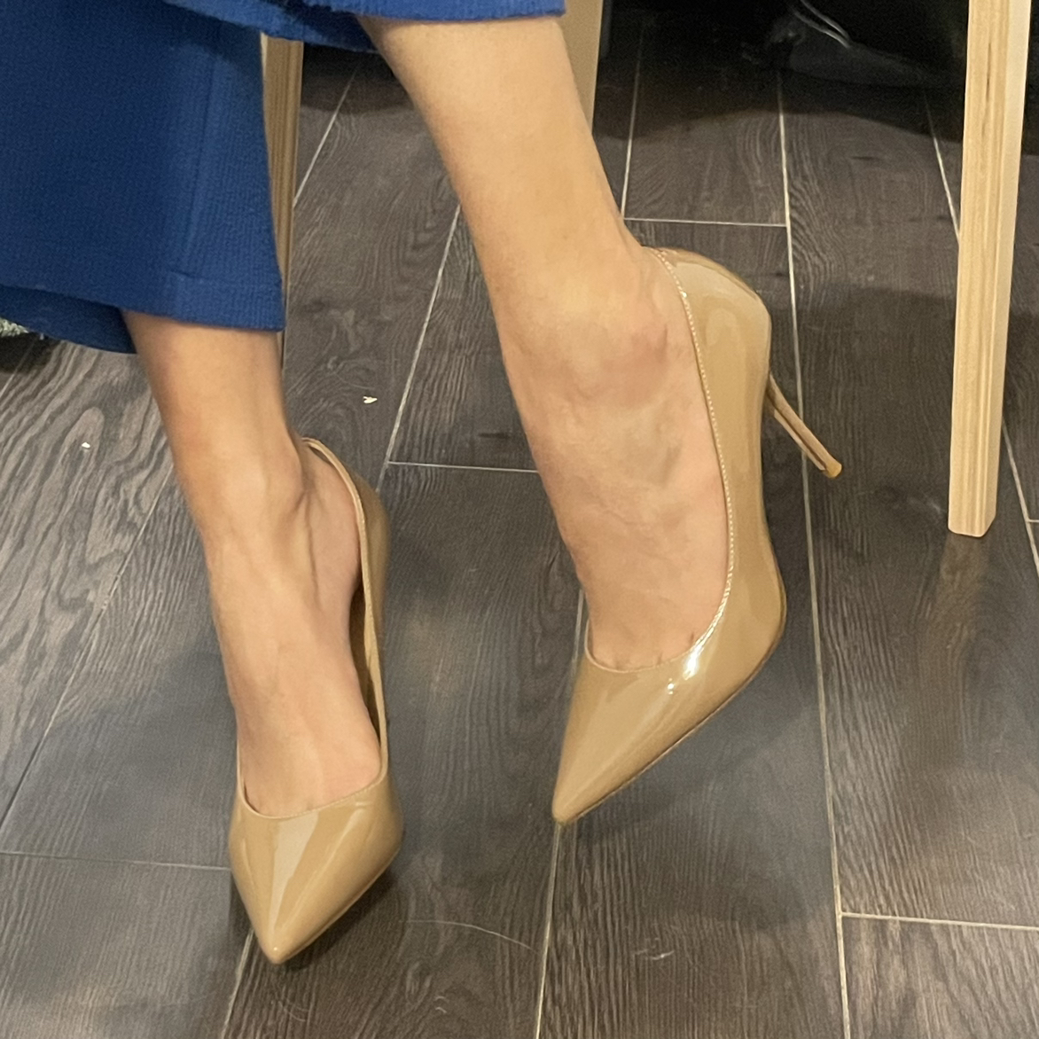 Nude patent pump 95mm size 38 - photo 5