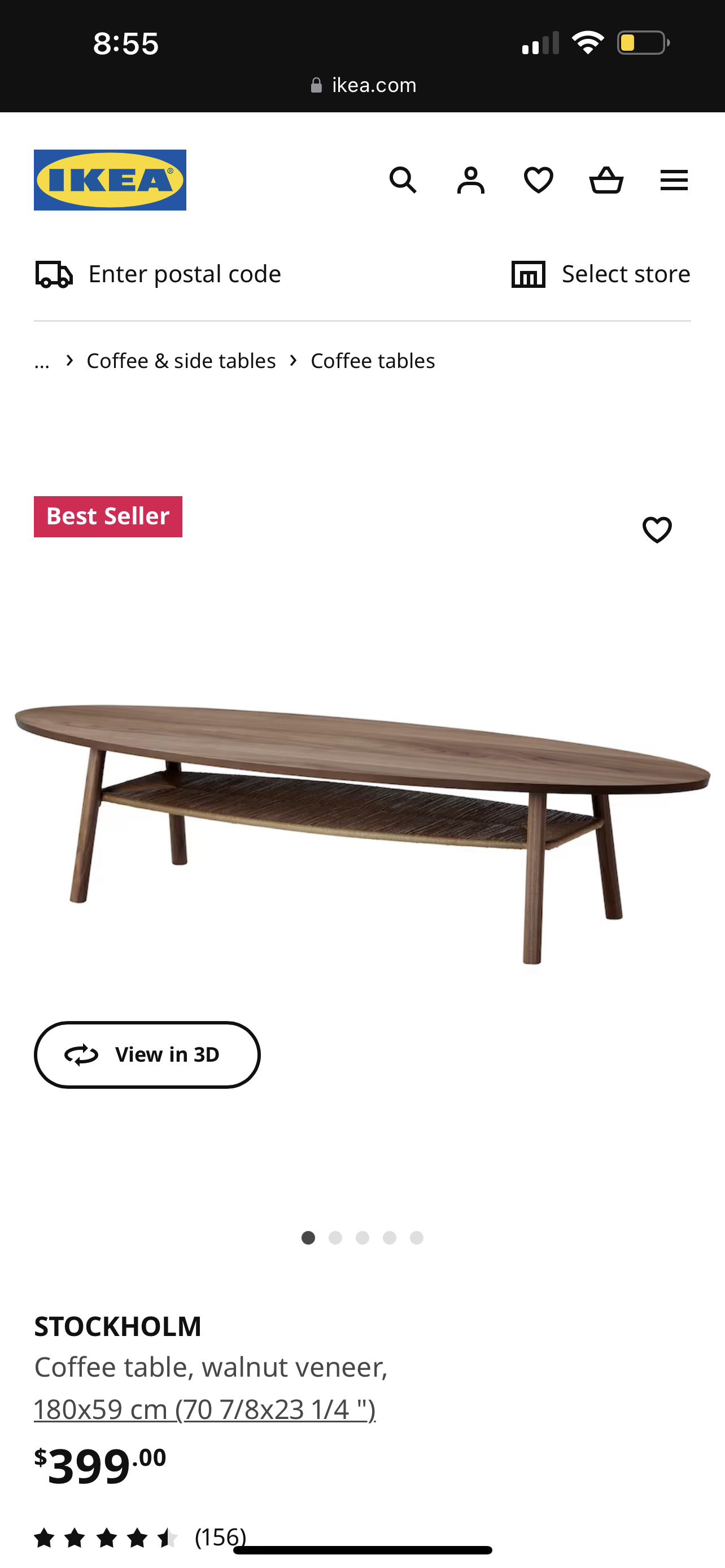 Coffee table