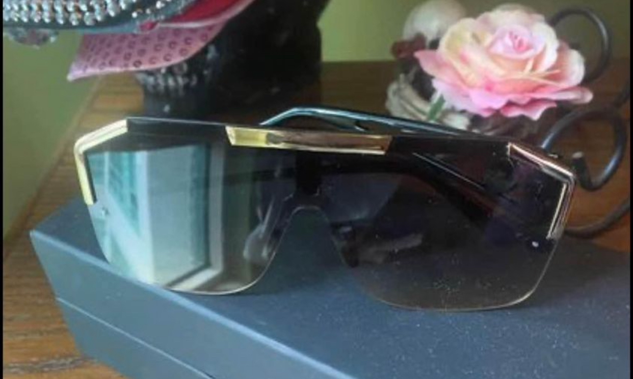 Unisex oversized sunglasses - photo 2