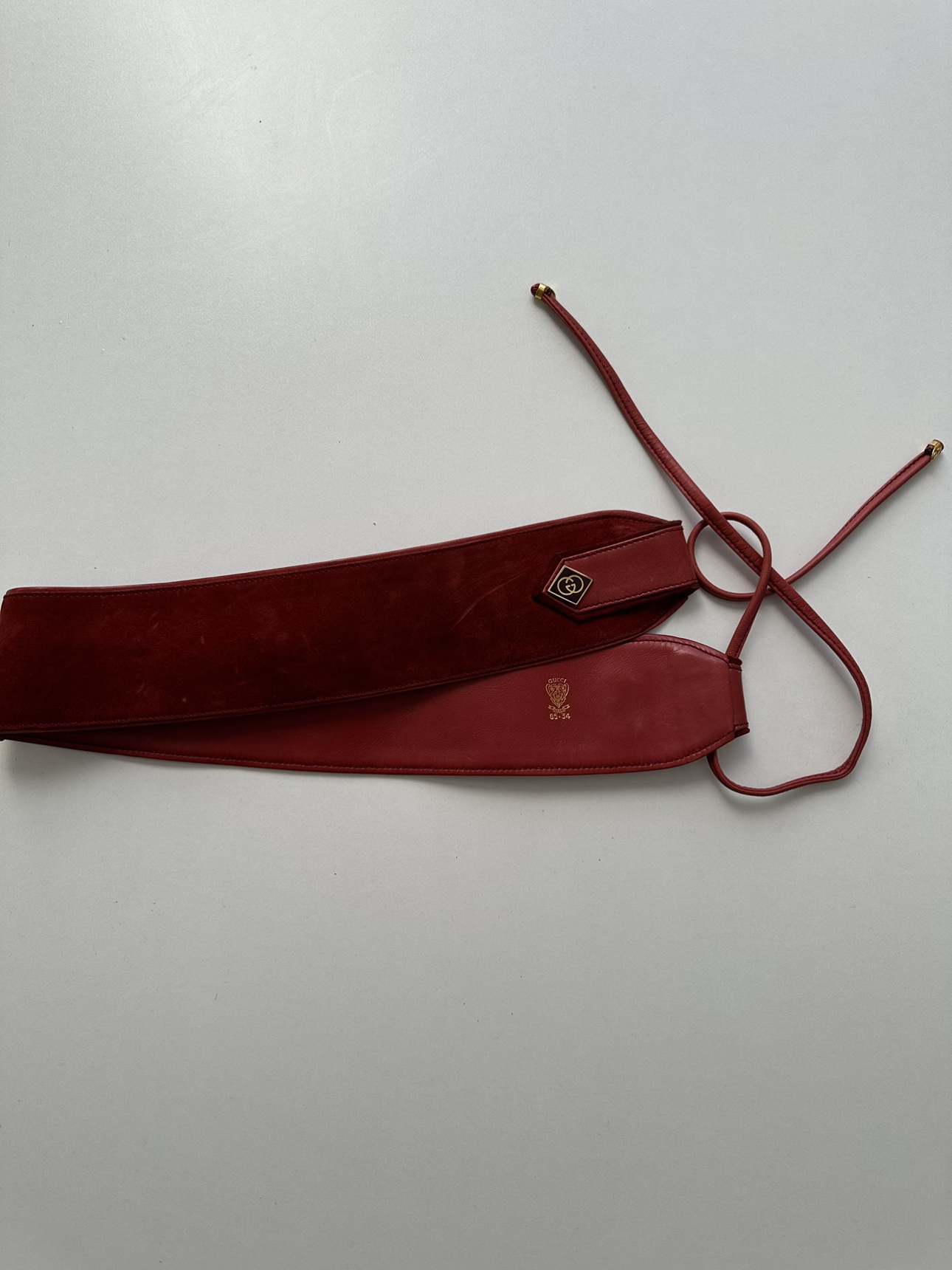 Red Gucci belt - photo 2