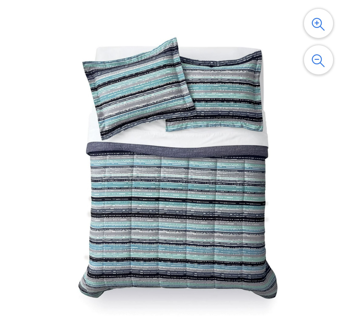 Blue Stripe Comforter Set thumbnail